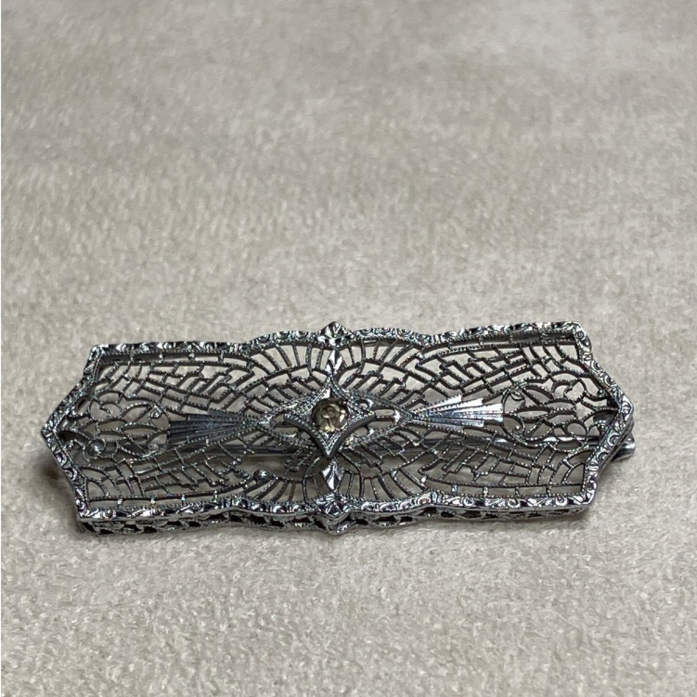 Antique Art Nouveau J H Peckman Brooch